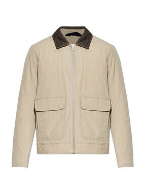 New, Rag & Bone Derrick Down Barn Jacket in Beige Sz L #SJ2731
